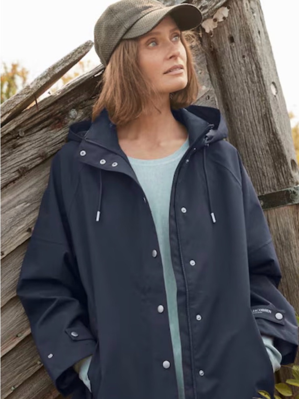 Ilse Jacobsen Navy Raincoat